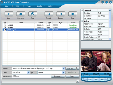 ImTOO 3GP Video Converter 5.1.20