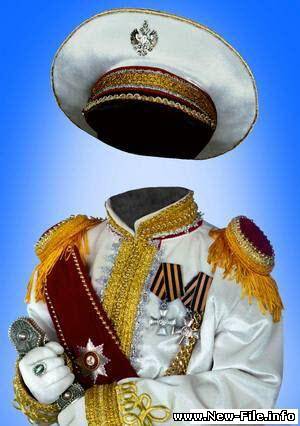 Костюм для мальчика "Адмирал" - шаблон для Photoshop