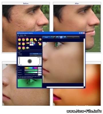 PhotoInstrument - волшебный «Легкий» Редактор для обработки портретов цифровых фотографий