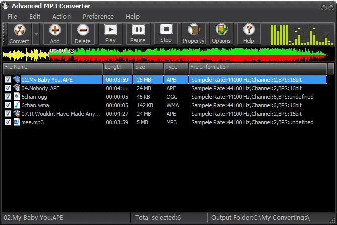 скачать Advanced MP3 Converter бесплатно
