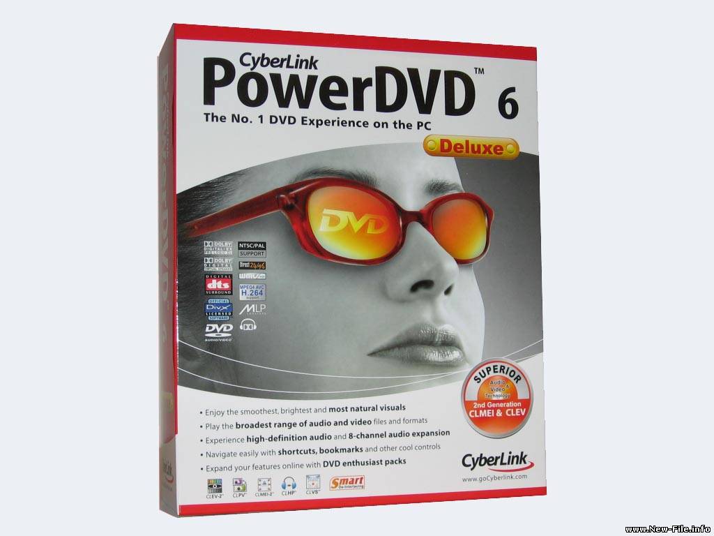 многофункциональный плеер Cyber Link Power dvd 6 скачать бесплатно и без регистрации CyberLink PowerDVD