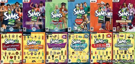 The Sims™ 2 - Collection 12 в 1(2007/Rus/7.78Gb/PC)