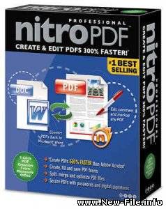 Nitro PDF Professional v6.0.0.29 + Patch - мощный набор инструментов для создания и редактирования файлов PDF.