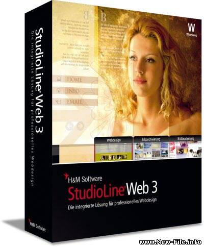 StudioLine Web 3.60.4.0 (Н & М Software) + Регистрация - Программа, функциональный HTML-редактор для создания профессиональных Web сайтов