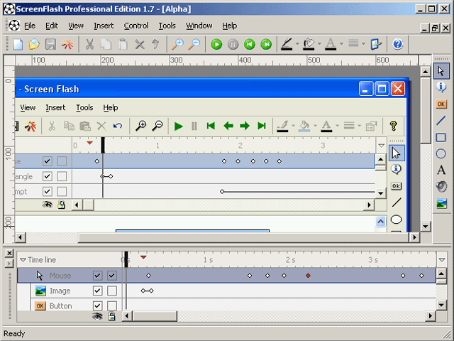 ScreenFlash v1.7 - программа для записи всех действий на экране во Flash.