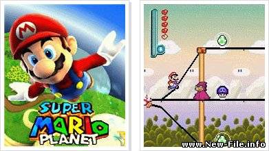 Планета Супер Марио - Super Mario Planet (JAVA) - Изменилось всё - яркие сочные краски, современный движок, продуманный геймплей...