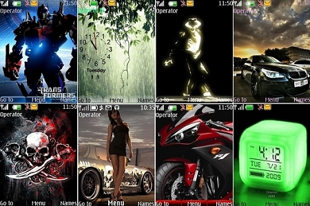 Подборка тем для NOKIA (Pack 8) - 10 шт. | 240x320 | series 40 | 5.40 Mb