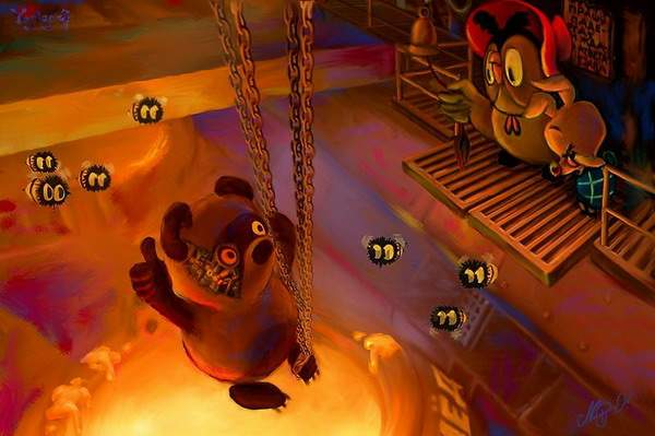 Советские мультфильмы в ОЧЕНЬ смешной современной интерпретации (24 рисунка).