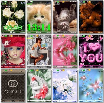 Флэш и Анимированные темы для NOKIA S40