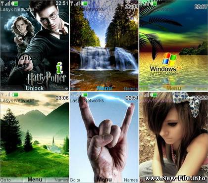 Новые темы для телефонов  Nokia (320x240)