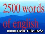 2500 слов в повседневной жизни англичан