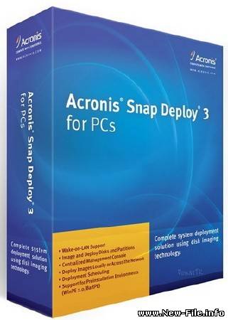 Acronis SnapDeploy 3.0 build 3292 for PC (RUS2009)