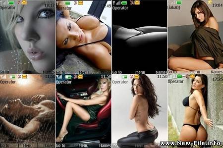 Темы с девушками для NOKIA