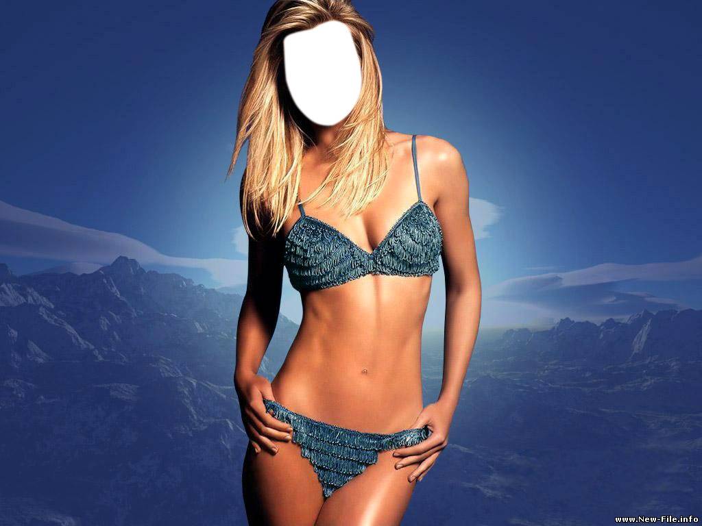 Шаблон для Photoshop – Красивая девушка