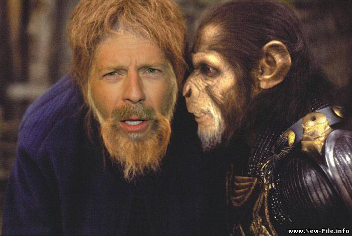 Шаблон для Photoshop – Обезьяна