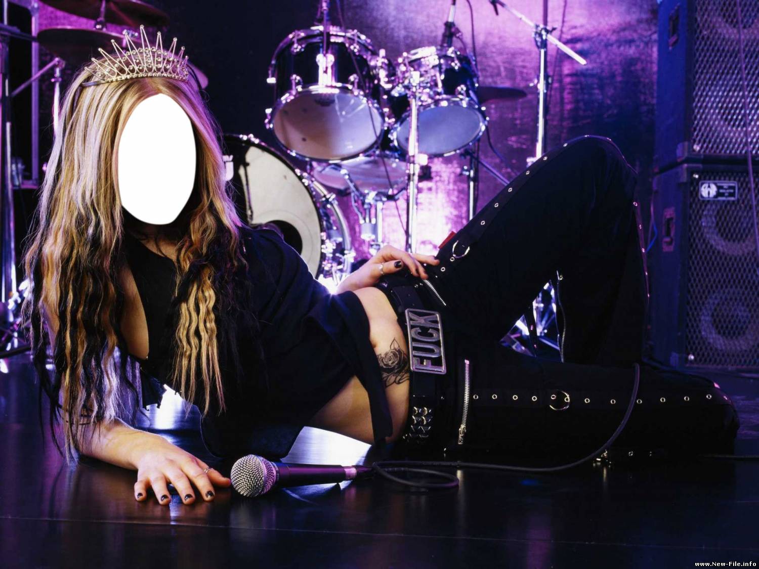 Шаблон для фотошопа - Королева Roka