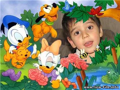 Рамка для фото - Дональд и его друзья