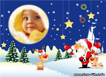 Рамка для фото - Счастливого Рождества