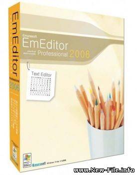 EmEditor Professional v9.08 Retail x86 + Русификатор - мощьный текстовый редактор.