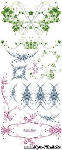 Векторный клипарт - Decorative Patterns - Скачать бесплатно