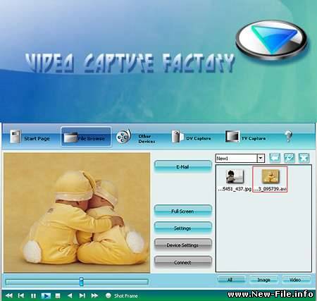 Video Capture Factory v7.2.0.353 - инструмент видео захвата, отлично ответит вашим потребностям. - Скачать бесплатно