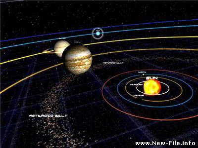 Solar system earth 3d screensaver v 1.0