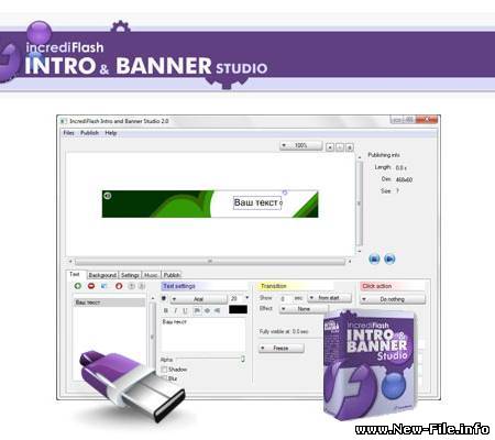 IncrediFlash Intro and Banner Studio 2.0 Portable