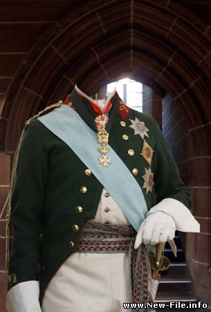 Шаблон для фотомонтажа:Исторический костюм