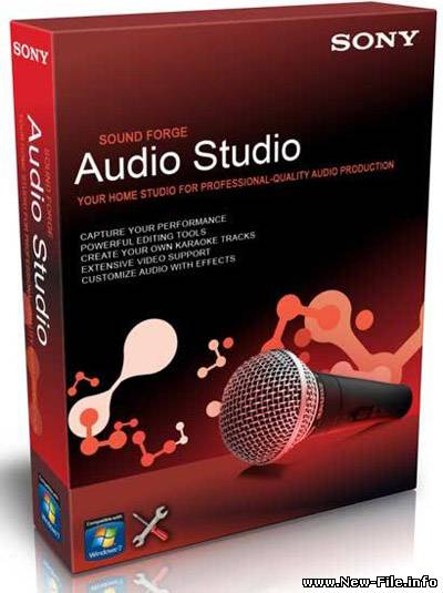 Sound Forge Audio Studio 10 Rus