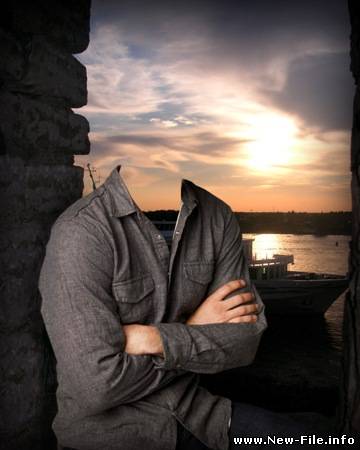 Шаблон для фотомонтажа:Вечер