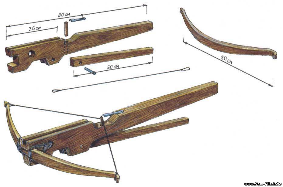 Изготовление арбалета в домашних условиях