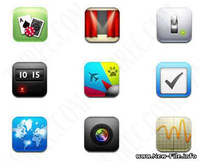 Мега-коллекция замечательных иконок для дизайна ваших сайтов. Пятый сборник квадратных иконок