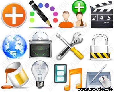 Мега-коллекция замечательных иконок для дизайна ваших сайтов. Первый сборник