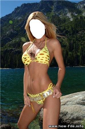 Шаблон для фотомонтажа - Воспоминание о лете