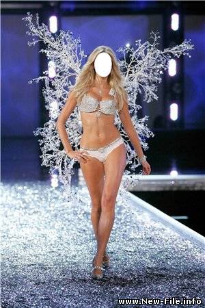 Шаблон для фотомонтажа - Принцесса подиума