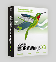Corel DRAWings X3 Pro. Программа для машинной вышивки. Embroidery soft. [RAR]