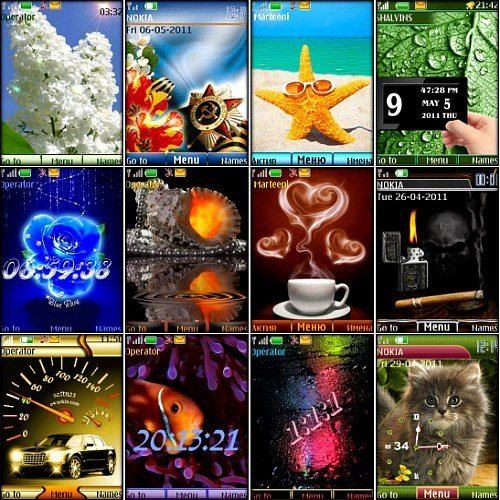 Wonderful theme for Nokia S40 Pack 37