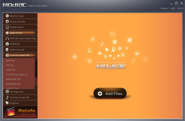 Modiac Video Converter 2.5.0.4164