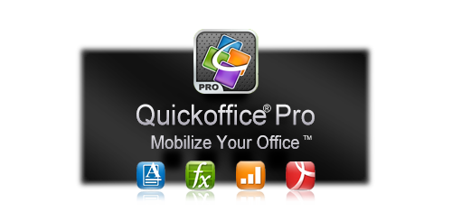 QuickOffice Pro для Android. Скачать бесплатно.