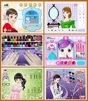 Игры девочкам – Красота. Макияж