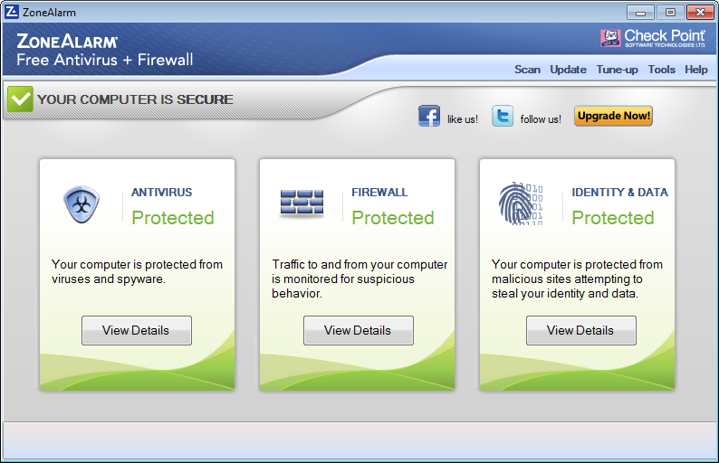 ZoneAlarm Free Antivirus + Firewall 2013