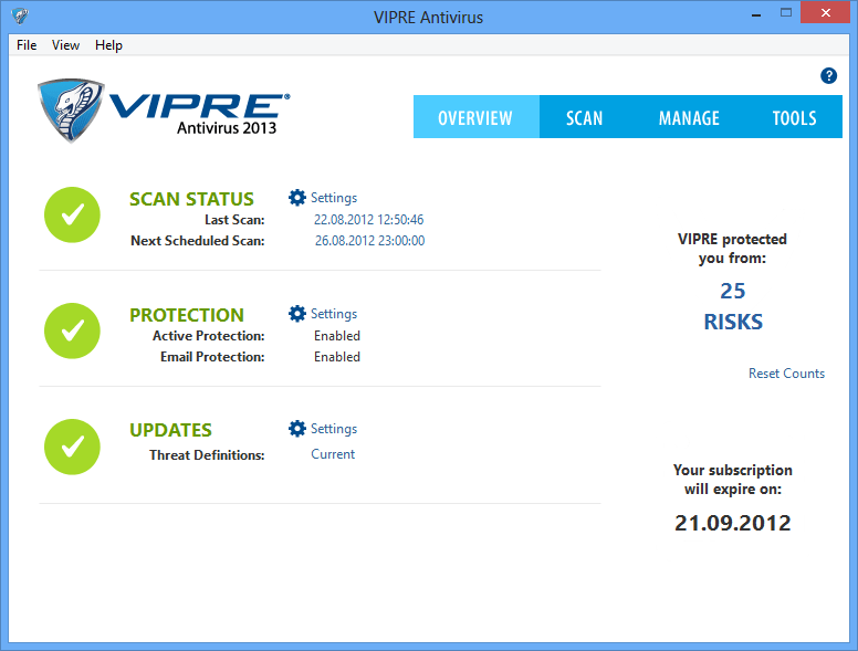 VIPRE Antivirus 2013