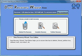 EASEUS Data Recovery Wizard Free Edition