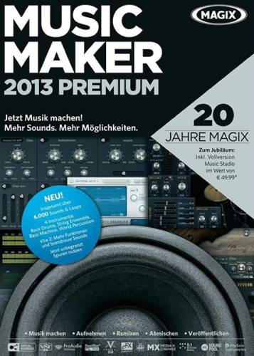 Скачать MAGIX Music Maker 2013 19.0.3.47+ keygen