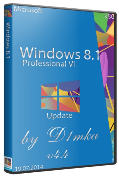 Windows 8.1 Professional Update x86 by D1mka v4.4 (19.07.2014/RUS)