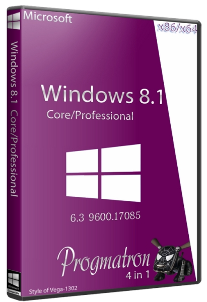 Windows 8.1 Update 1 Core/Professional by Progmatron (x86/x64/2014/RUS)