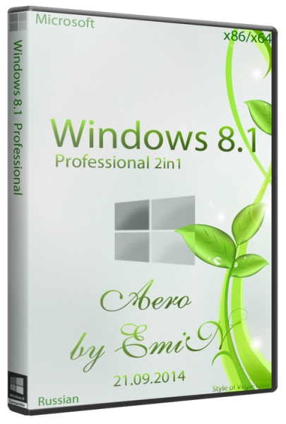 Windows 8.1 x86/x64 Pro Aero 2in1 by EmiN (2014/RUS)