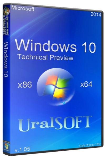 Windows 10 Technical Preview UralSOFT v.1.05 (2014/RUS/ENG)