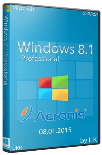 Windows 8.1 Professional Acronis 08.01.2015 (x86/x64/UKR)