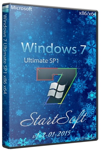 Windows 7 Ultimate SP1 StartSoft 1-2-01-2015 (x86/x64/RUS)